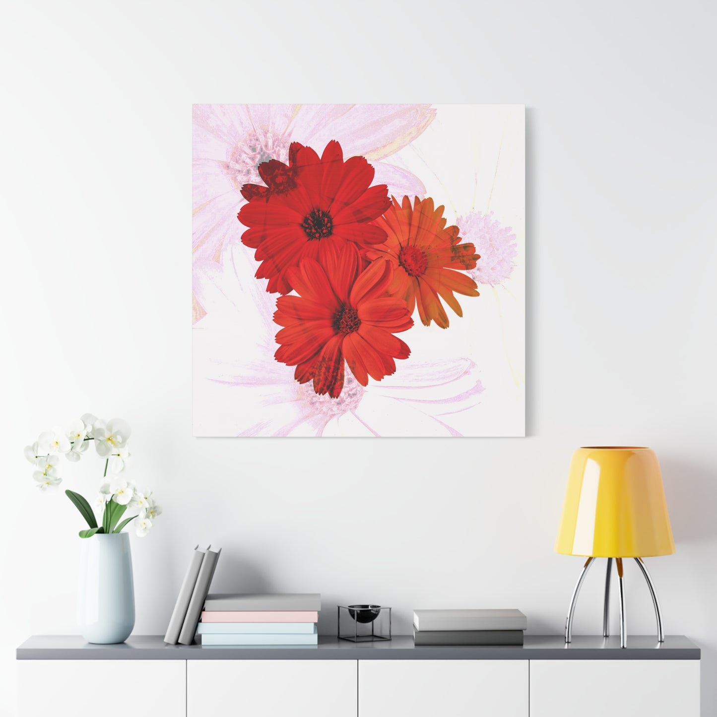 Collection Signature "FLORAL Numéro 20" sur Toile Fine Art sur Toile / Epaisseur 3,2cm - 1'25 po