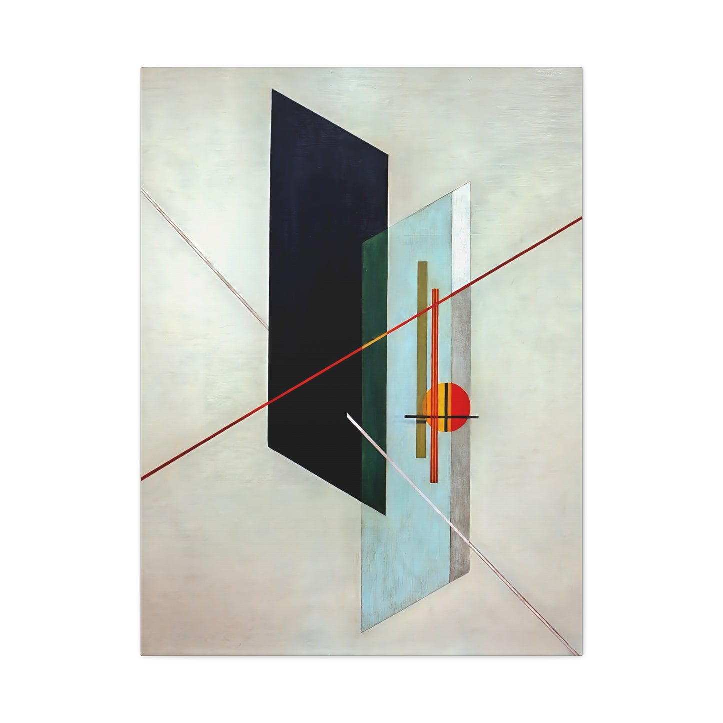 A IX (1923) by László Moholy-Nagy  / Reproduction Fine Art sur Toile /  Epaisseur 3.2 cm - 1.25 inch