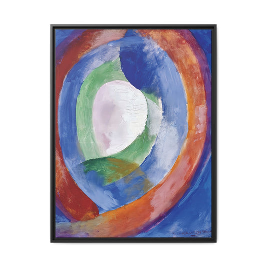 Formes circulaires Lune Numéro 1 (1913)  by Robert Delaunay  / Toile encadrée sur caisse américaine