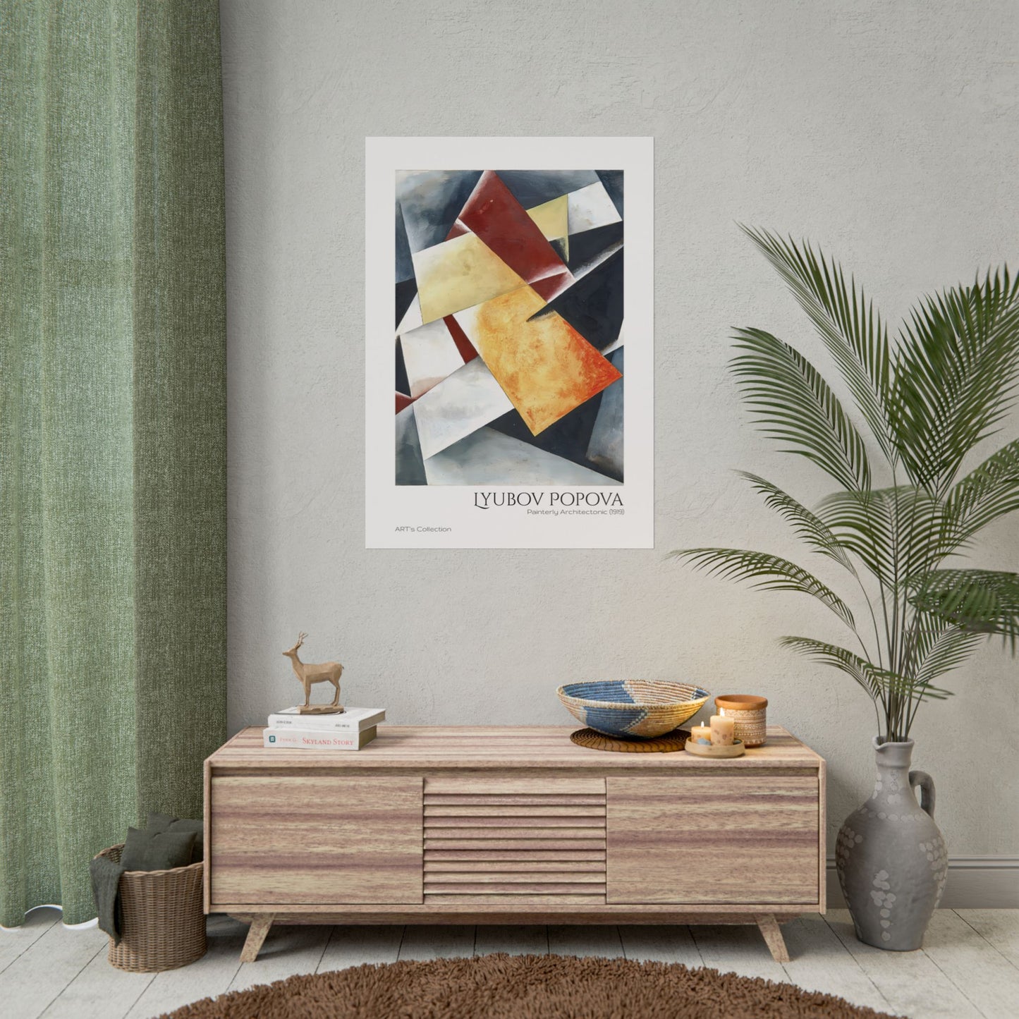 Painterly Architectonic (1919) by Lyubov Popova / Affiche imprimée - Série ART's Collection