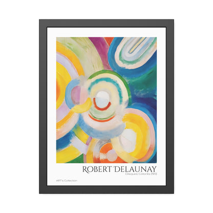 Disques Colorés (1913) by Robert Delaunay / Affiche Encadrée série ART's Collection