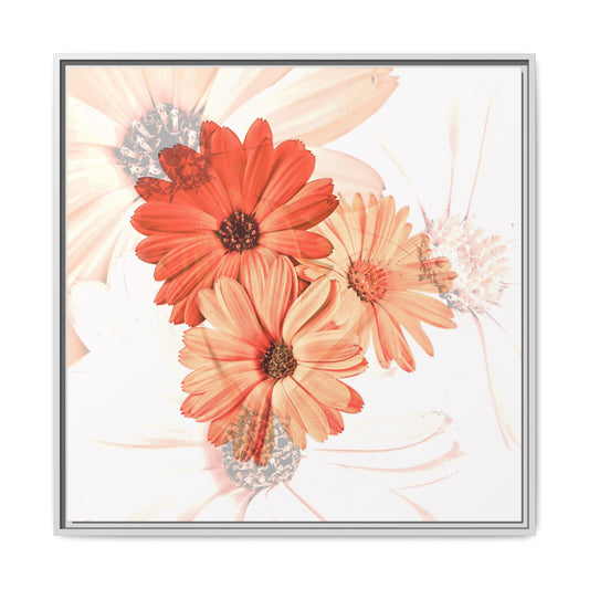 Collection Signature "FLORAL Numéro 17" sur Toile encadrée avec caisse américaine