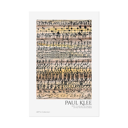 ERA. Cooling in a Garden of the Torrid Zone (1923) by Paul Klee / Affiche imprimée - Série ART's Collection