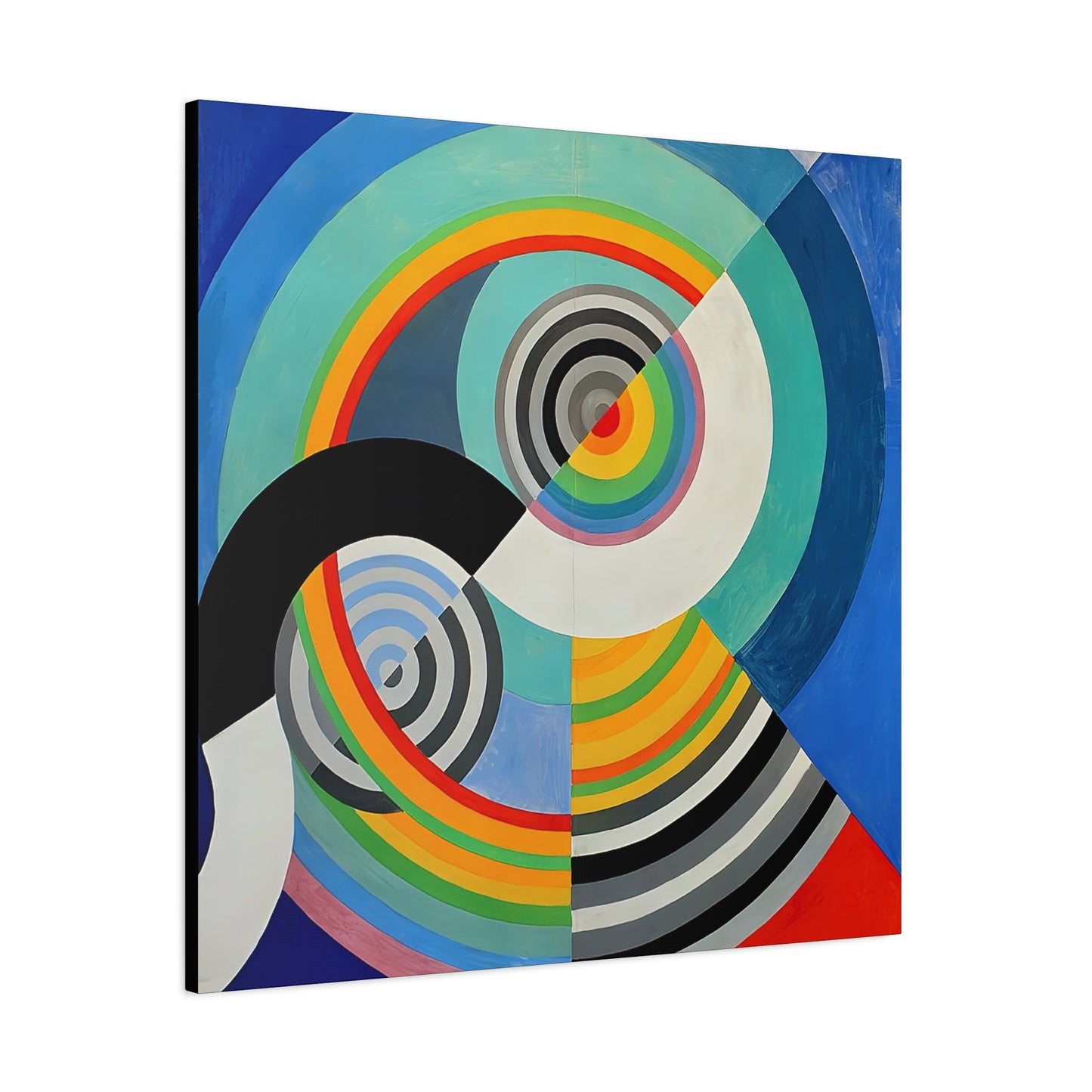 Rythme numéro 3 (1938) by Robert Delaunay / Reproduction Fine Art sur Toile / Epaisseur 3,2cm - 1'25 po
