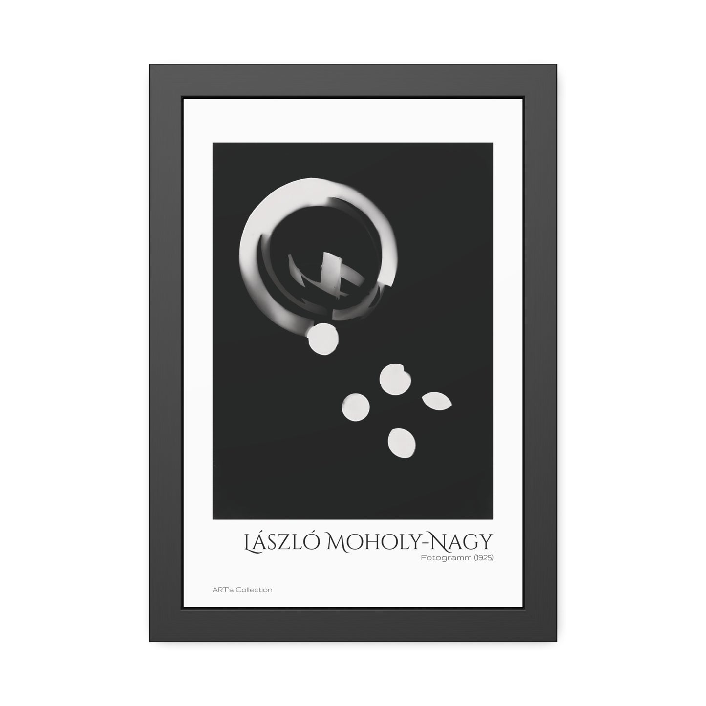 Fotogramm (1925) by László Moholy-Nagy  / Affiche Encadrée série ART's Collection