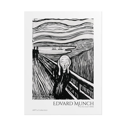 The Scream (1895) by Edvard Munch / Affiche imprimée - Série ART's Collection