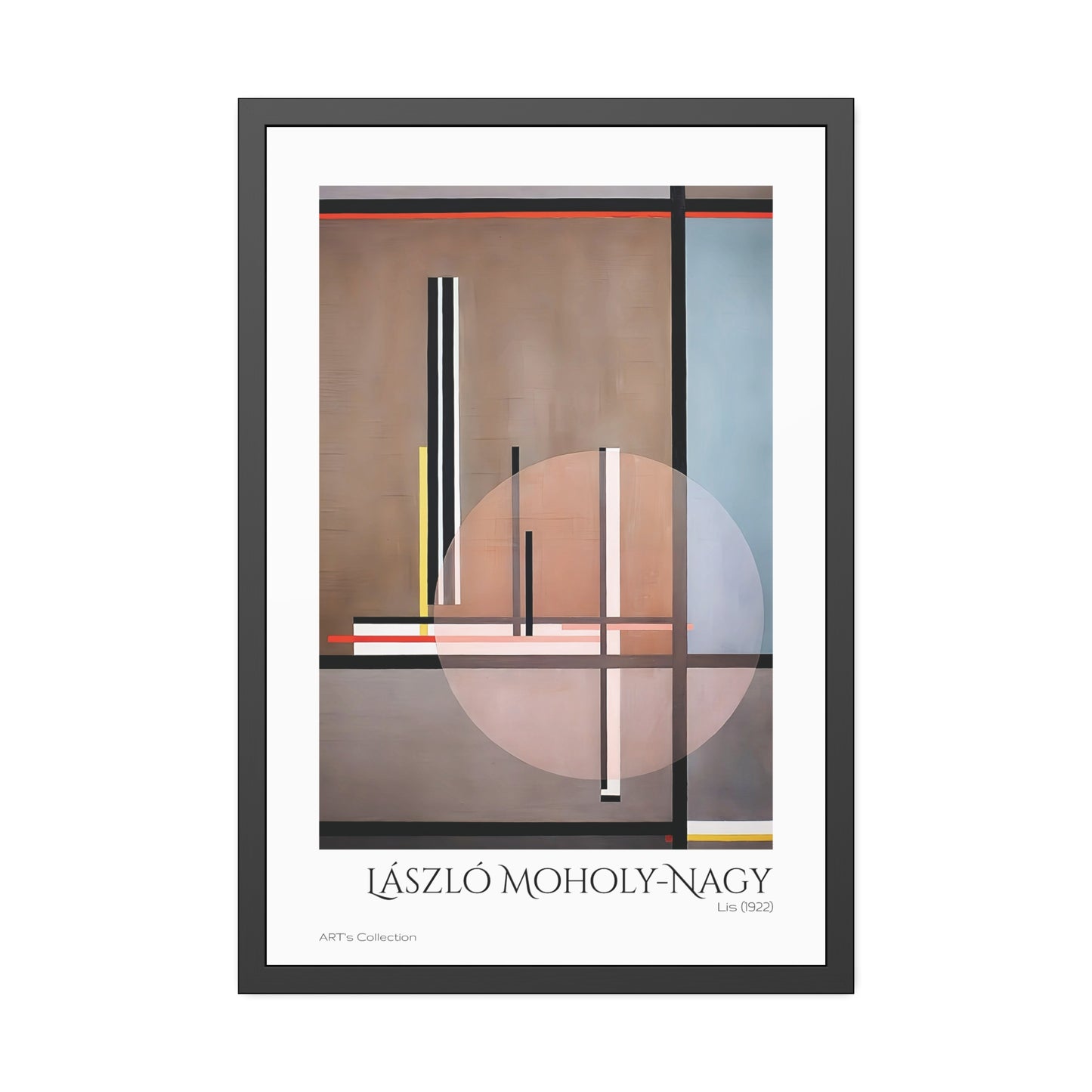 Lis (1922) by László Moholy-Nagy  / Affiche Encadrée série ART's Collection