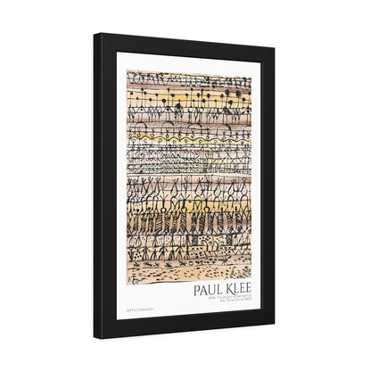 ERA. Cooling in a Garden of the Torrid Zone (1923) by Paul Klee / Affiche Encadrée série ART's Collection