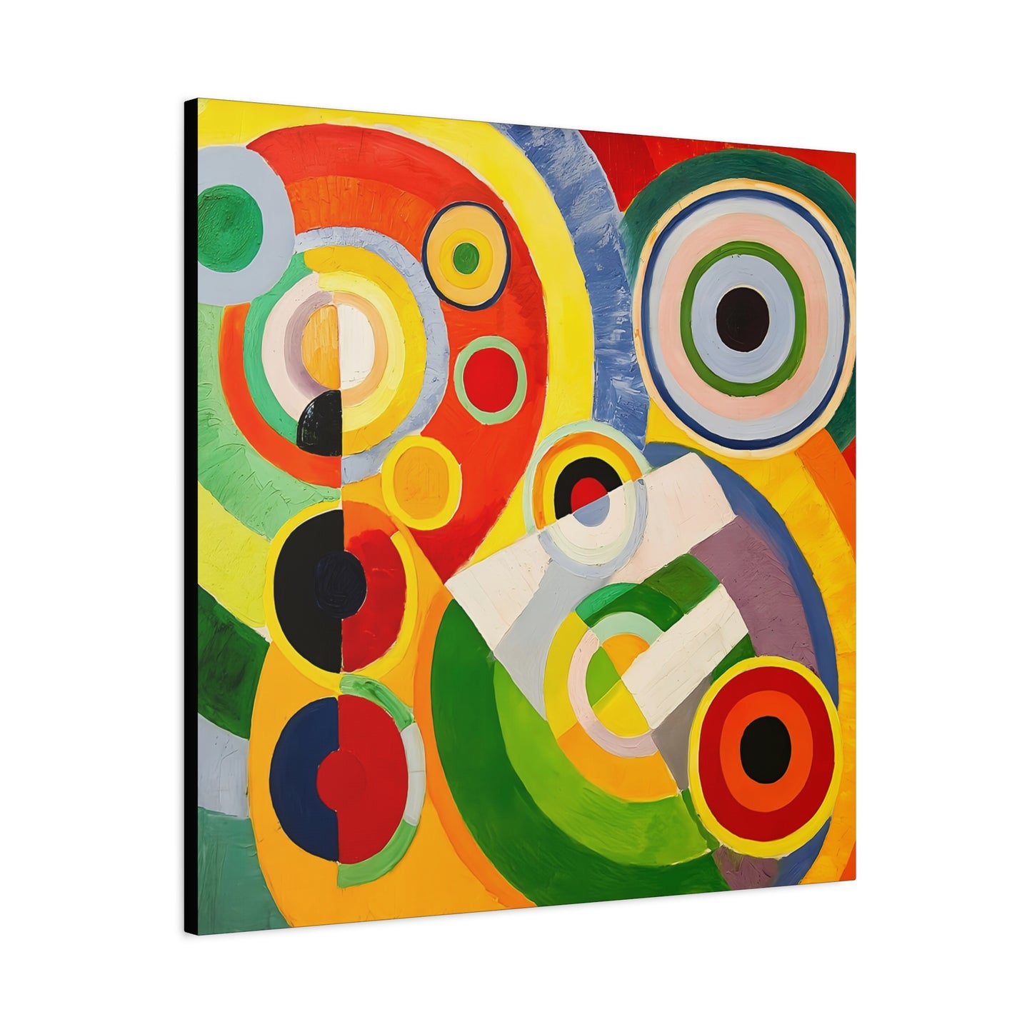 Rythme, Joie de vivre (1930) by Robert Delaunay / Reproduction Fine Art sur Toile / Large Epaisseur 3.2 cm - 1.25 inch