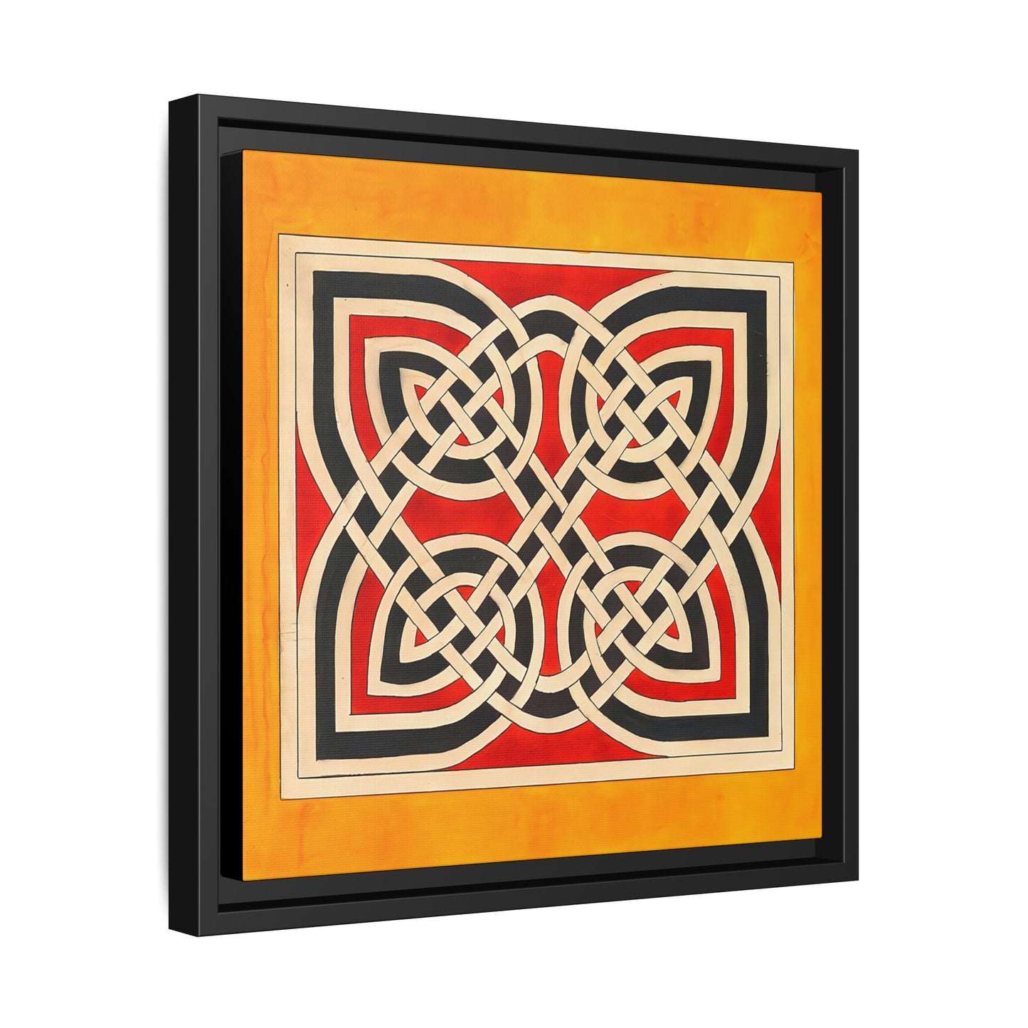 Celtic Ornament (ca 1900) by Elizabeth A. Nedwill / Toile encadrée sur caisse américaine