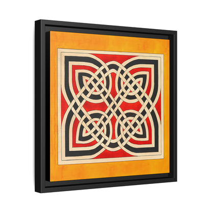 Celtic Ornament (ca 1900) by Elizabeth A. Nedwill / Toile encadrée sur caisse américaine