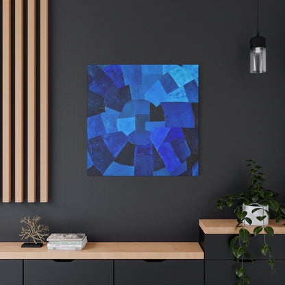 Komposition in Blau (1931) by Otto Freundlich  / Reproduction Fine Art sur Toile / Epaisseur 3,2cm - 1'25 po
