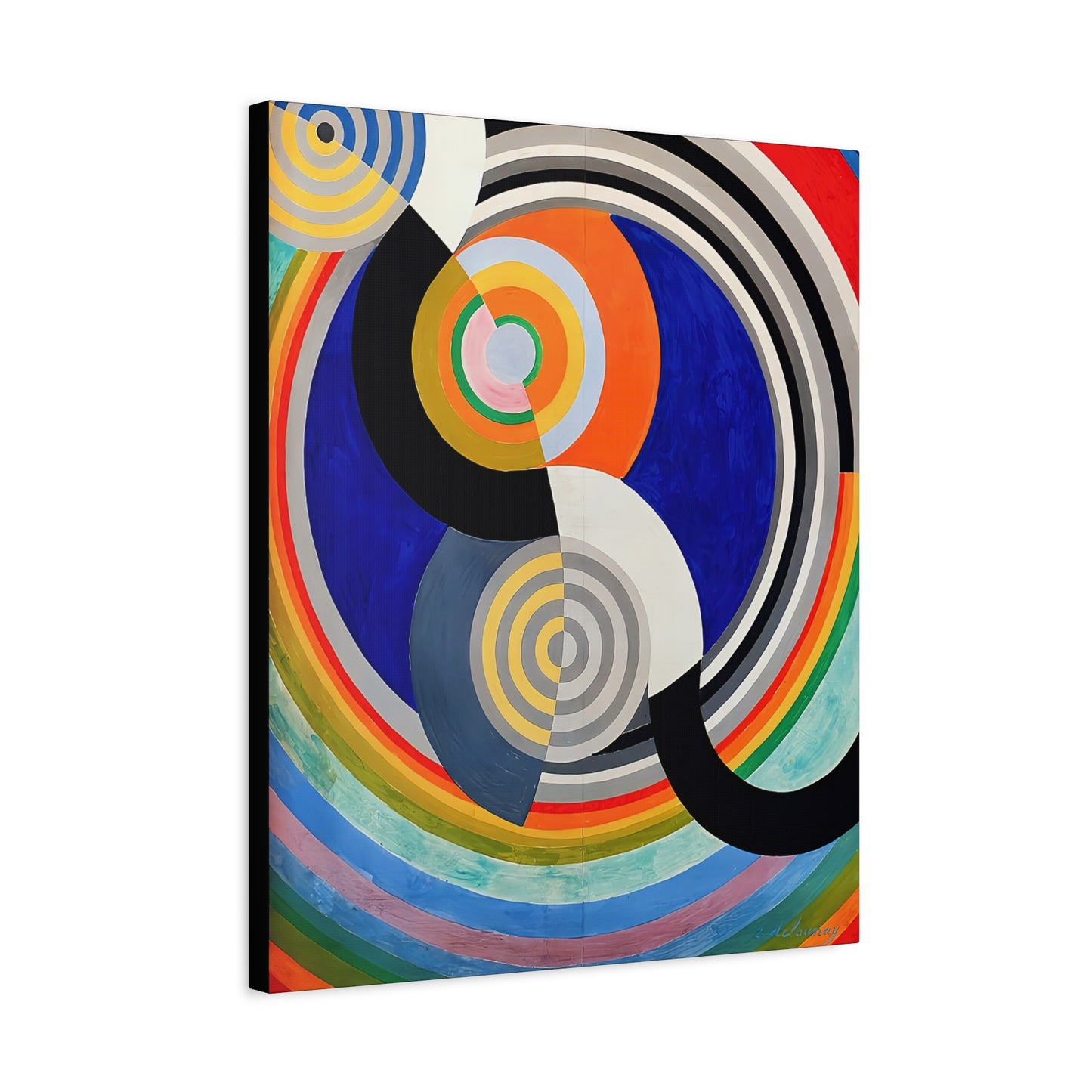 Rythme numéro 2 (1938)  by Robert Delaunay / Reproduction Fine Art sur Toile / Epaisseur 3,2cm - 1'25 po