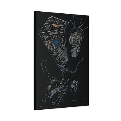Ohne titel (1941) by Wassily Kandinsky / Reproduction Fine Art sur Toile / Epaisseur 3.2 cm - 1.25 inch