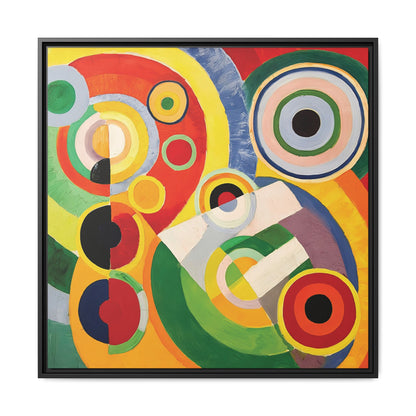 Rythme, Joie de vivre (1930) by Robert Delaunay  / Toile encadrée sur caisse américaine