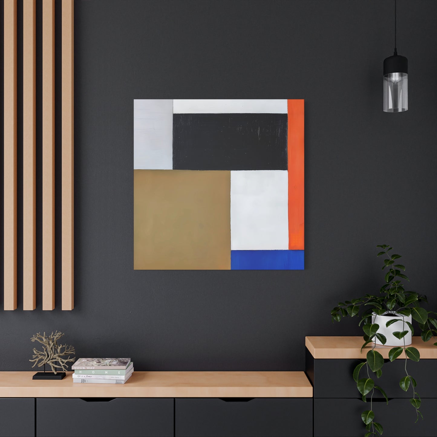 Composition (1923 - 1924) by Theo van Doesburg / Reproduction Fine Art sur Toile / Epaisseur 3,2cm - 1'25 po