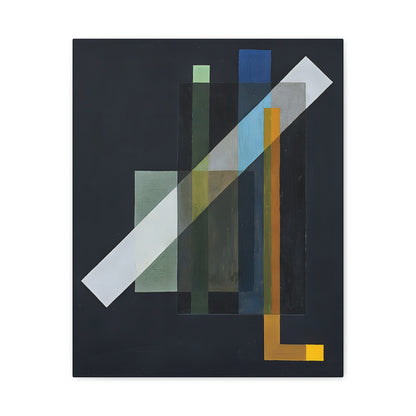 Construction (1924) by László Moholy-Nagy  / Reproduction Fine Art sur Toile /  Epaisseur 3.2 cm - 1.25 inch