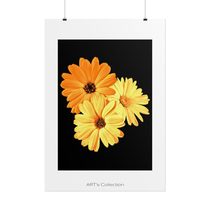 Collection Signature "FLORAL Numéro 8" sur Affiche imprimée - Série ART's Collection