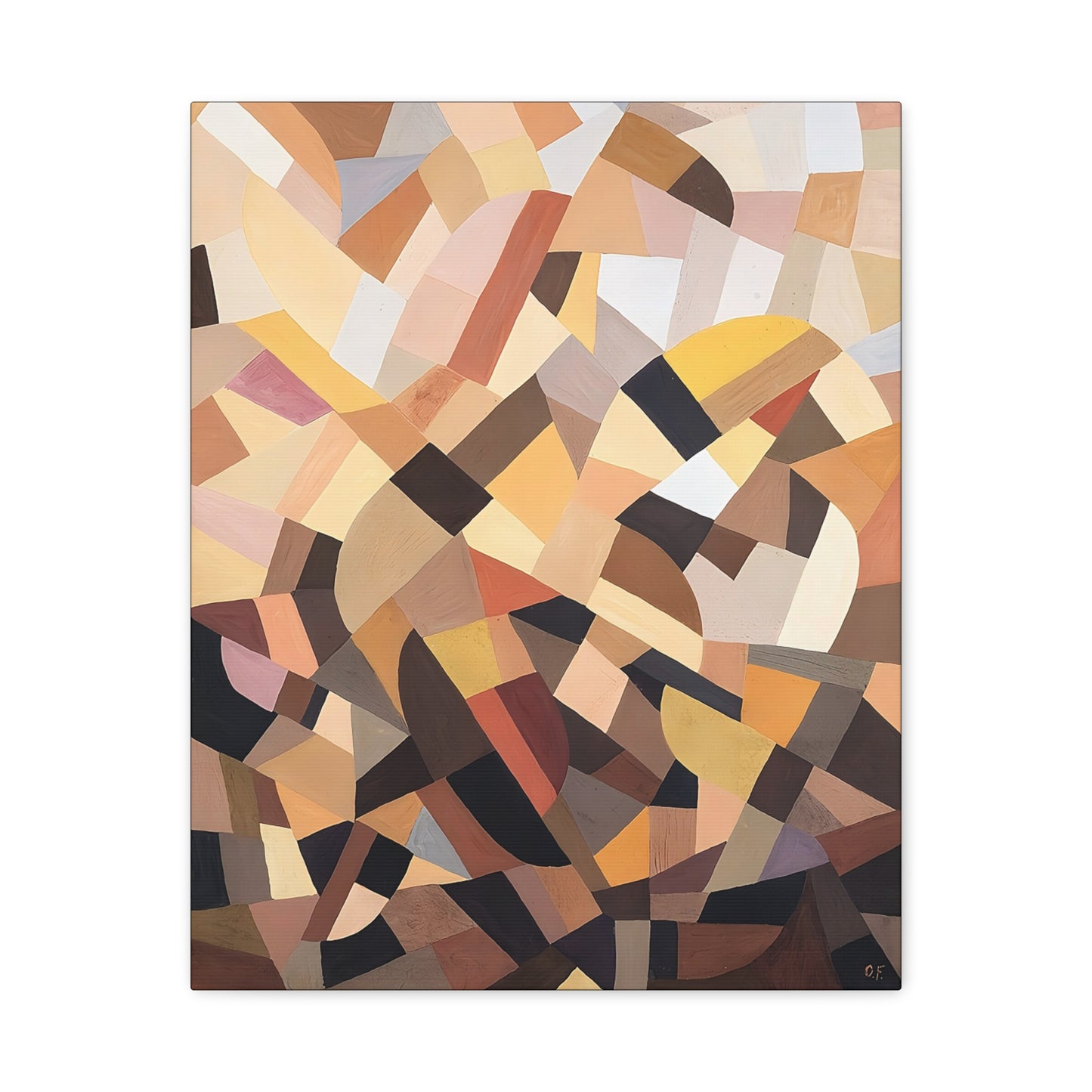 Komposition (1939-1942) by Otto Freundlich  / Reproduction Fine Art sur Toile / Epaisseur 3,2cm - 1'25 po