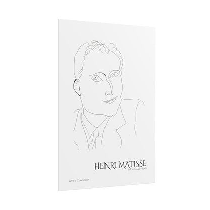 Louis Aragon (1943) by Henri Matisse / Affiche imprimée - Série ART's Collection