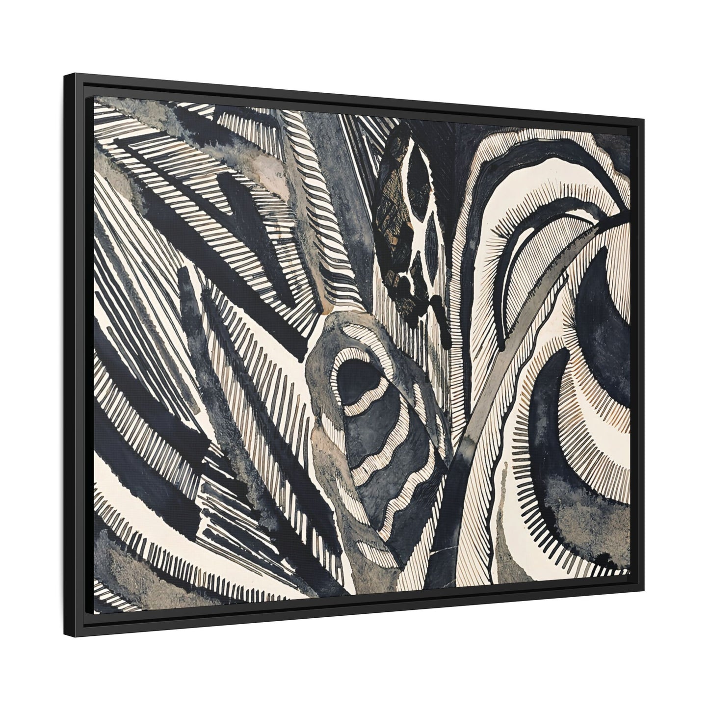 Landschaft (1918)  by Otto Freundlich / Toile encadrée sur caisse américaine