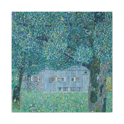 Bauernhaus in Buchberg (1911)  by Gustav Klimt / Reproduction Fine Art sur Toile / Flanc Large Epaisseur 3.2 cm - 1.25 inch
