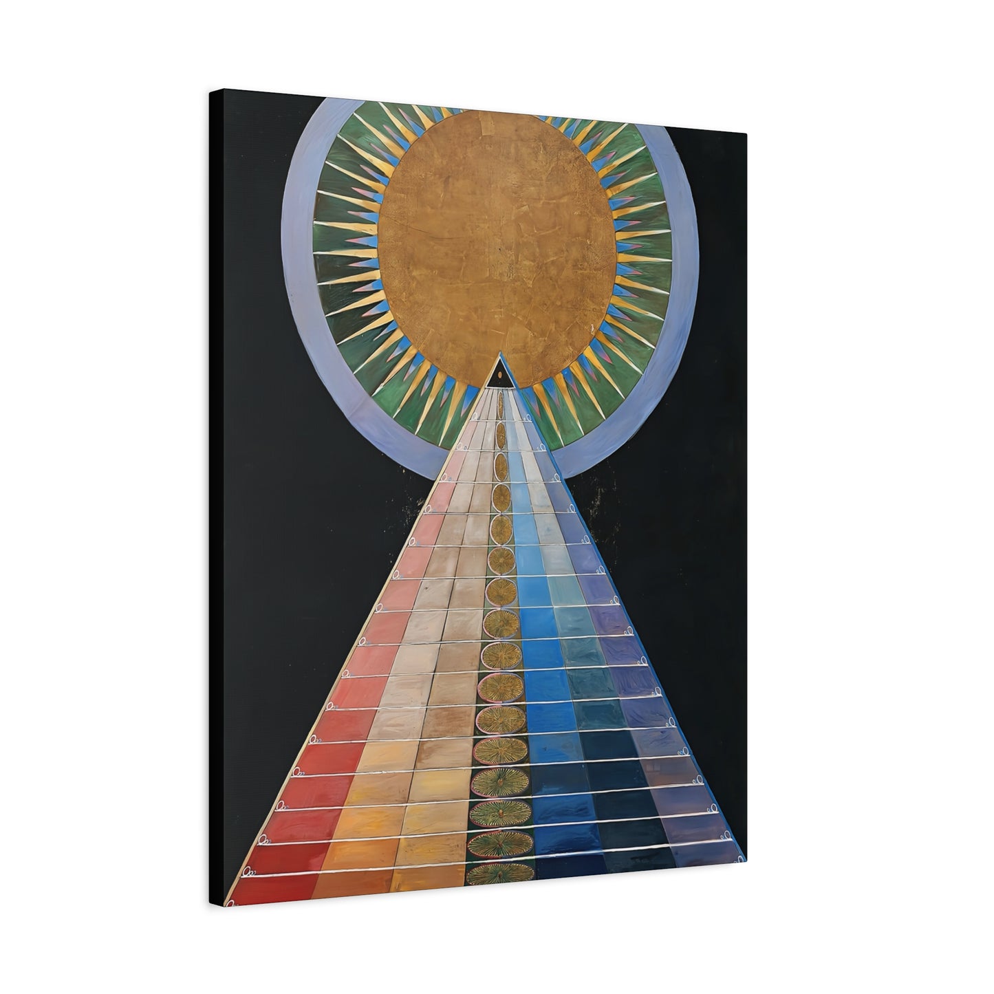 Altarpiece No. 1 Group X (1915) by Hilma af Klint / Reproduction Fine Art sur Toile /  Epaisseur 3.2 cm - 1.25 inch