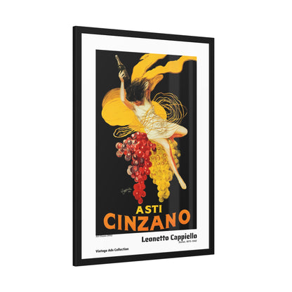 Asti Cinzano (1910) by Leonetto Cappiello / Affiche Encadrée Série Vintage Ads Collection