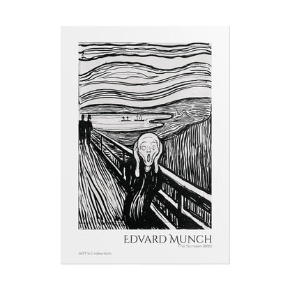 The Scream (1895) by Edvard Munch / Affiche imprimée - Série ART's Collection