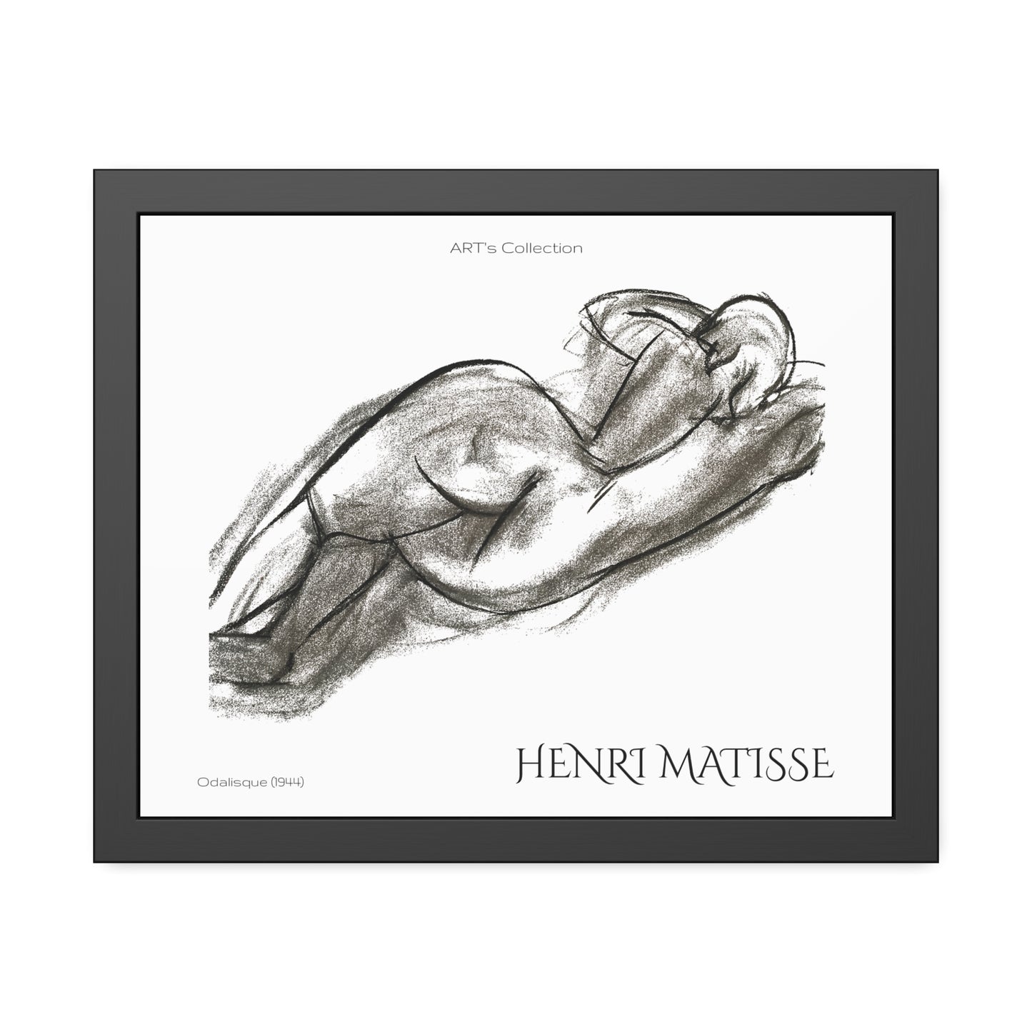 Odalisque (1944) by Henry Matisse  / Affiche Encadrée série ART's Collection