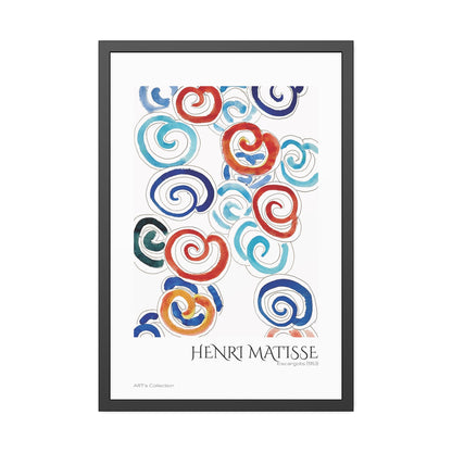 Escargots (1953) by Henri Matisse / Affiche Encadrée série ART's Collection