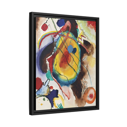 Entwurf zu einem Wandbild für Edwin R. Campbell by Wassily Kandinsky (1914) by Wassily Kandinsky / Toile encadrée sur caisse américaine