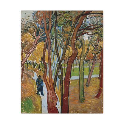 The garden of Saint Paul's Hospital by Vincent van Gogh  / Reproduction Fine Art sur Toile / Epaisseur 3,2cm - 1'25 po