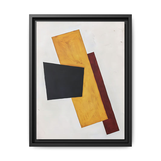 Composition (1917) by Lyubov Popova / Toile encadrée sur caisse américaine