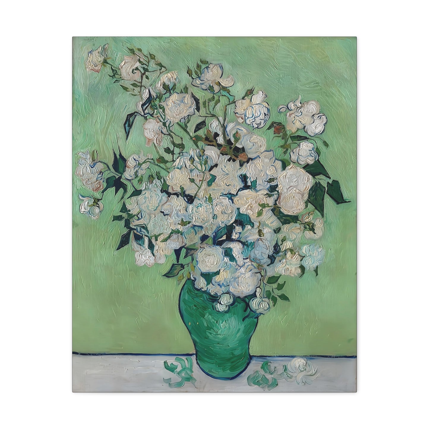 Roses (1890) by Vincent van Gogh  / Reproduction Fine Art sur Toile / Epaisseur 3,2cm - 1'25 po