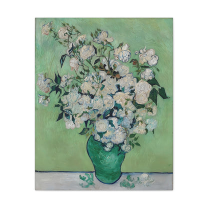 Roses (1890) by Vincent van Gogh  / Reproduction Fine Art sur Toile / Epaisseur 3,2cm - 1'25 po