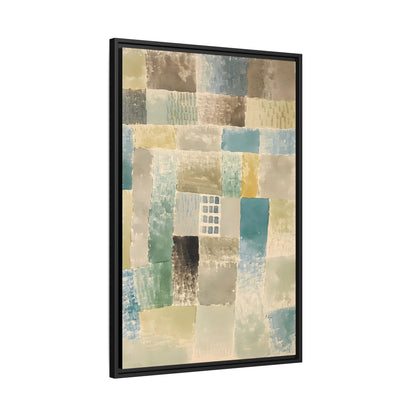 First house of a settlement (1926) by Paul Klee / Toile encadrée sur caisse américaine