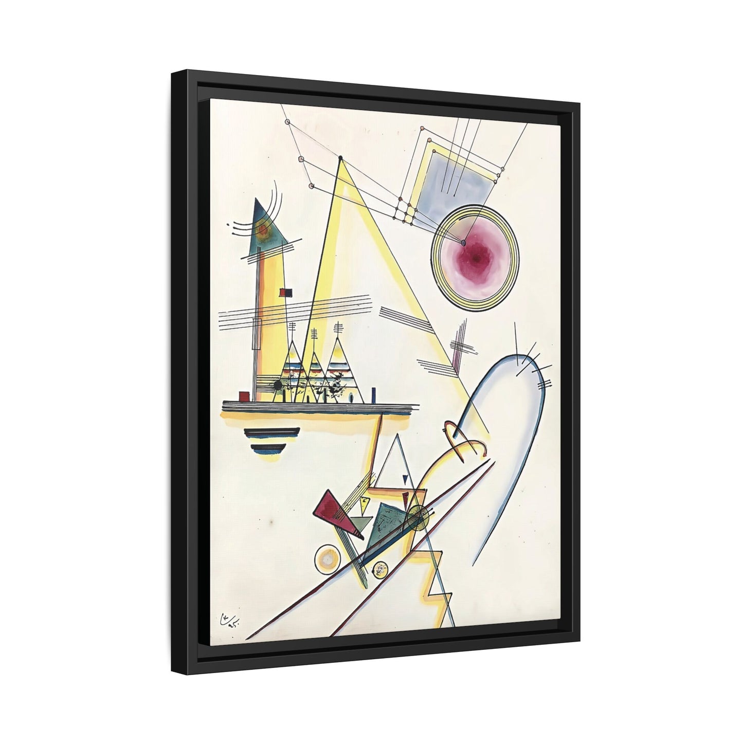 Wassily Kandinsky / Delicate Soul (1925) / Toile encadrée sur caisse américaine