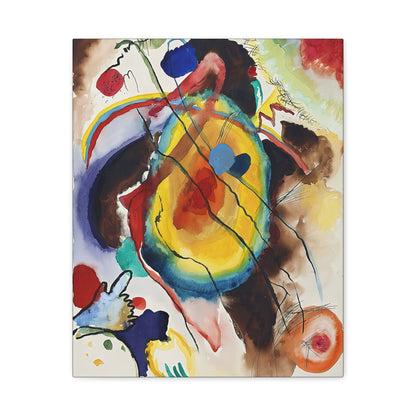 Entwurf zu einem Wandbild für Edwin R. Campbell (1914)  by Wassily Kandinsky / Reproduction Fine Art sur Toile / Epaisseur 3,2cm - 1'25 po