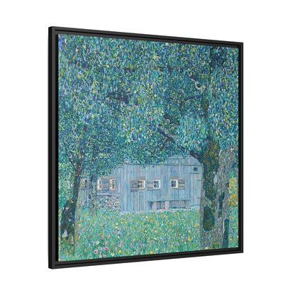 Bauernhaus in Buchberg (Oberösterreichisches Bauernhaus) 1911 by Gustav Klimt / Toile encadrée sur caisse américaine