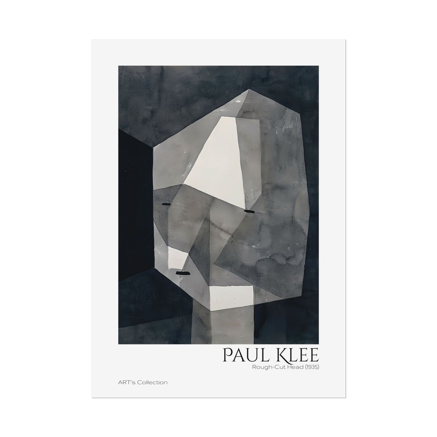 Rough-Cut Head (1935) by Paul Klee / Affiche imprimée - Série ART's Collection