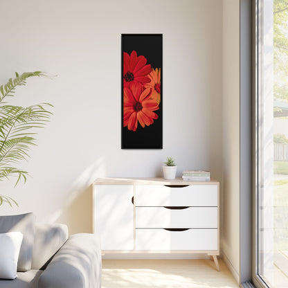 Collection Signature "FLORAL Numéro 1" sur Toile encadrée avec caisse américaine
