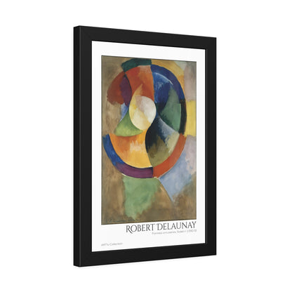 Formes circulaires, Soleil N.2 (1912-13) by Robert Delaunay / Affiche Encadrée série ART's Collection