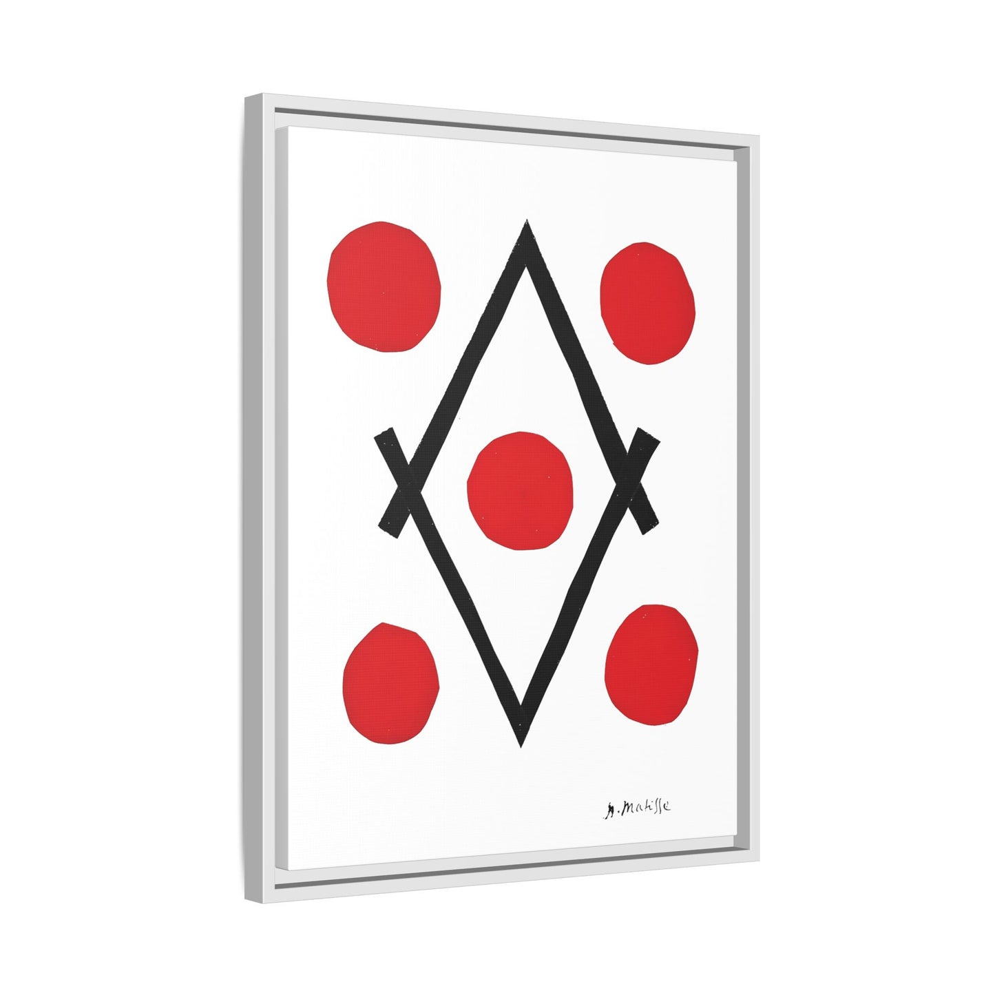 Losange (1946-1947) by Henri Matisse / Toile encadrée sur caisse américaine
