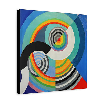 Rythme numéro 3 (1938) by Robert Delaunay / Reproduction Fine Art sur Toile / Epaisseur 3,2cm - 1'25 po