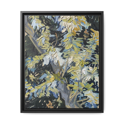 Acacia in Flowers by Vincent van Gogh / Toile encadrée sur caisse américaine