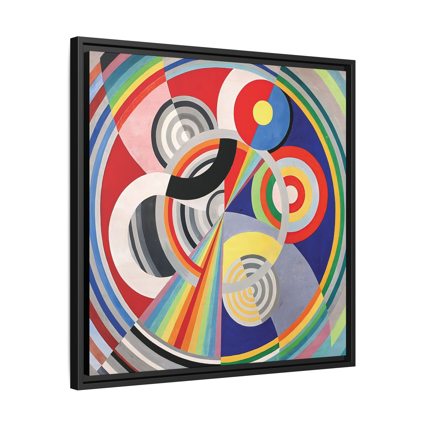 Rythme Numéro 1 (1938) by Robert Delaunay  / Toile encadrée sur caisse américaine