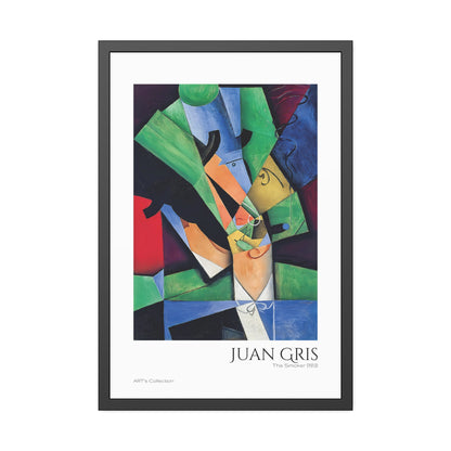The Smoker (1913) by Juan Gris  / Affiche Encadrée série ART's Collection