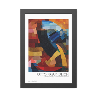 Fragments de figure à l'ensemble des plans (1928) by Otto Freundlich  / Affiche Encadrée série ART's Collection