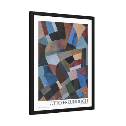Composition by Otto Freundlich  / Affiche Encadrée série ART's Collection